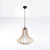 Suspension Bois Bois Naturel E27 1 Elza