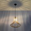 Suspension Bois Bois Naturel E27 1 Elza