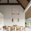 Suspension Bois Bois Naturel E27 1 Oriana