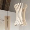 Suspension Bois Bois Naturel E27 1 Oriana