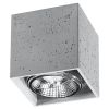 Plafonnier Béton Gris GU10 1 Valde