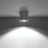 Plafonnier Béton Gris GU10 1 Valde