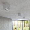 Plafonnier Béton Gris GU10 1 Valde