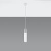 Suspension Acier Blanc/Gris GU10 1 Borigio