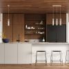 Suspension Acier Blanc/Gris GU10 3 Borigio Line