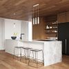 Suspension Acier Blanc/Gris GU10 3 Borigio Line