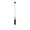 Suspension Acier Gris/Noir GU10 1 Borigio