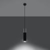 Suspension Acier Gris/Noir GU10 1 Borigio