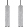 Suspension Béton Gris GU10 2 Luvo