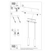 Suspension Béton Gris GU10 2 Luvo