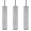 Suspension Béton Gris GU10 3 Luvo