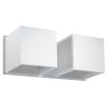 Applique Aluminium Blanc G9 2 Quad
