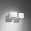 Applique Aluminium Blanc G9 2 Quad