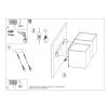 Applique Aluminium Blanc G9 2 Quad