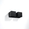 Applique Aluminium Noir G9 2 Quad