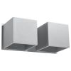 Applique Aluminium Gris G9 2 Quad