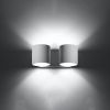 Applique Aluminium Blanc G9 2 Orbis