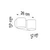 Applique Aluminium Blanc G9 2 Orbis