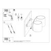 Applique Aluminium Blanc G9 2 Orbis