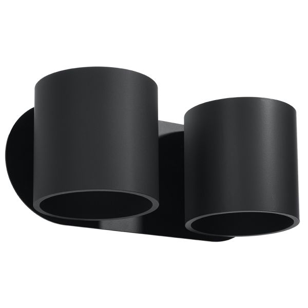 Applique Aluminium Noir G9 2 Orbis