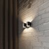 Applique Aluminium Noir G9 2 Orbis