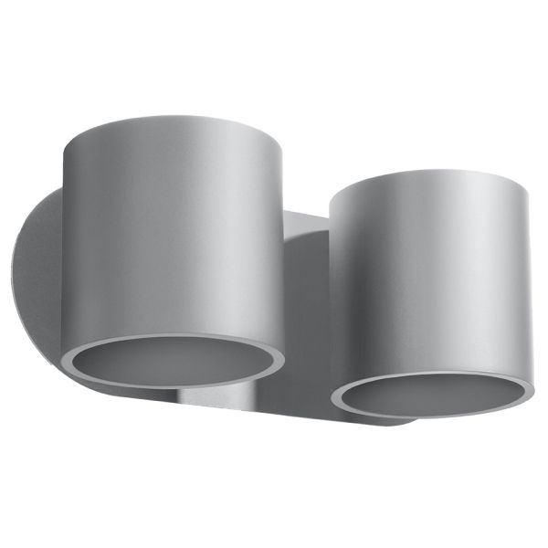 Applique Aluminium Gris G9 2 Orbis
