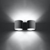 Applique Aluminium Gris G9 2 Orbis