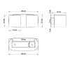 Applique Aluminium Gris G9 2 Orbis