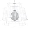 Suspension Acier Blanc E27 1 Gate