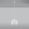 Suspension Acier Blanc E27 1 Gate