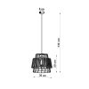 Suspension Acier Blanc E27 1 Gate