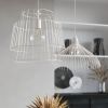 Suspension Acier Blanc E27 1 Gate