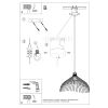 Suspension Acier Noir E27 1 Umb