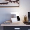 Lampe à poser Acier Blanc E27 1 Incline
