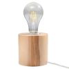 Lampe à poser Bois Bois Naturel E27 1 Salgado