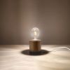 Lampe à poser Bois Bois Naturel E27 1 Salgado