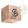 Applique Bois Bois Naturel E27 1 Ariz