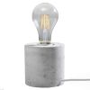 Lampe à poser Béton Gris E27 1 Salgado