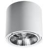 Plafonnier Aluminium Blanc GU10/ES111 1 Tiube