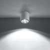 Plafonnier Aluminium Blanc GU10/ES111 1 Tiube