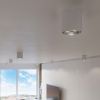 Plafonnier Aluminium Blanc GU10/ES111 1 Tiube