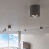 Plafonnier Aluminium Gris GU10/ES111 1 Tiube