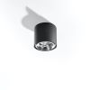 Plafonnier Aluminium Noir GU10/ES111 1 Tiube
