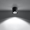Plafonnier Aluminium Noir GU10/ES111 1 Tiube
