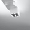 Plafonnier Aluminium Blanc GU10/ES111 1 Blake