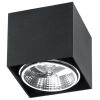 Plafonnier Aluminium Noir GU10/ES111 1 Blake