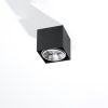 Plafonnier Aluminium Noir GU10/ES111 1 Blake