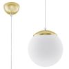 Suspension Acier Or/Blanc E27 1 Ugo 20