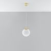 Suspension Acier Or/Blanc E27 1 Ugo 20