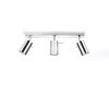 Plafonnier Acier Chrome GU10 3 Ring
